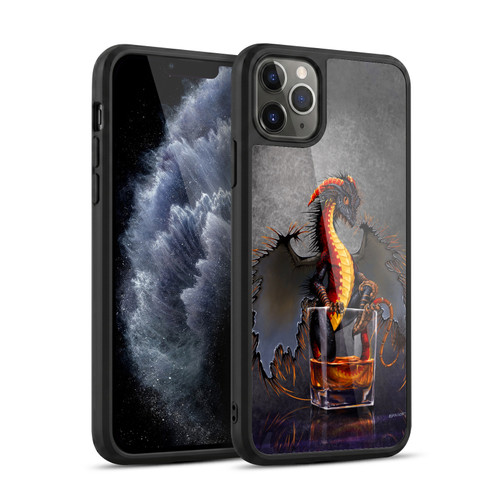 Stanley Morrison Art Dragon In A Rum Glass Gel Armour Case For Apple iPhone 11 Pro Max