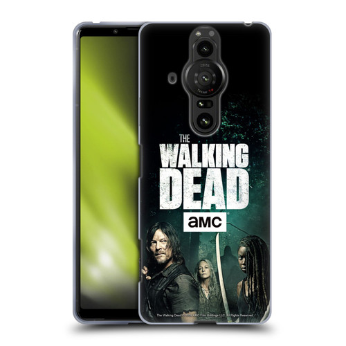AMC The Walking Dead Season 9 Quotes Daryl, Carol & Michonne Soft Gel Case for Sony Xperia Pro-I