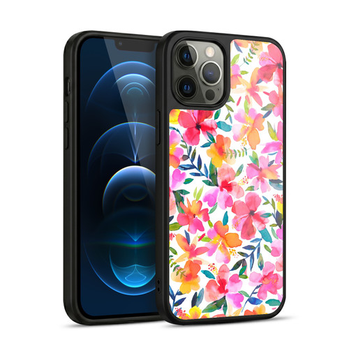 Ninola Floral Hibiscus Gel Armour Case For Apple iPhone 12 Pro Max