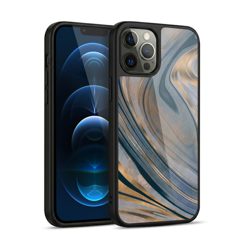 LebensArt Mineral Marble Gemstone Gel Armour Case For Apple iPhone 12 Pro Max