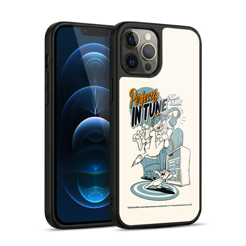 Tom and Jerry Illustration Perfectly In Tune Gel Armour Case For Apple iPhone 12 Pro Max