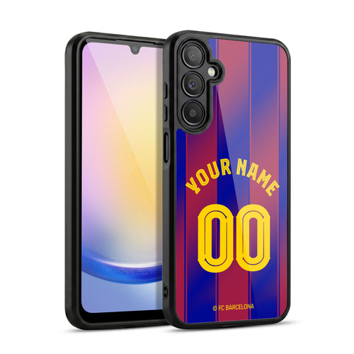 Custom Customised Personalised FC Barcelona 2025/26 Kit Home Gel Armour Case For Samsung Galaxy A25 5G