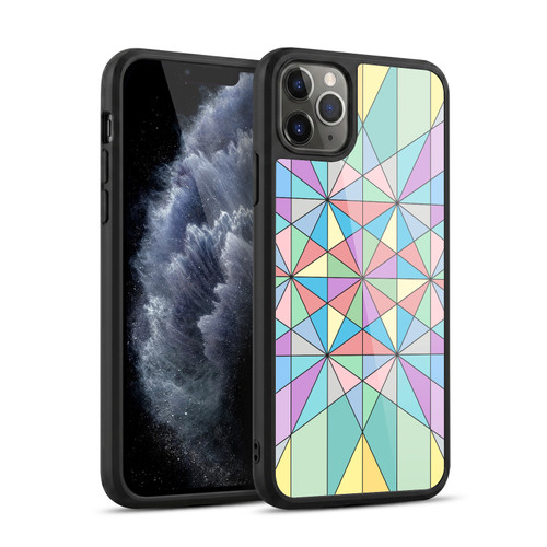 PLdesign Geometric Colourful Pastel Gel Armour Case For Apple iPhone 11 Pro Max