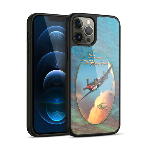 Larry Grossman Retro Collection P-40 Warhawk Flying Tiger Gel Armour Case For Apple iPhone 12 Pro Max