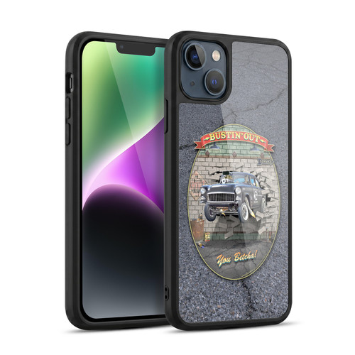 Larry Grossman Retro Collection Bustin' Out '55 Gasser Gel Armour Case For Apple iPhone 14 Plus