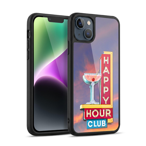 Larry Grossman Retro Collection Happy Hour Club Gel Armour Case For Apple iPhone 14 Plus
