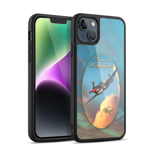 Larry Grossman Retro Collection P-40 Warhawk Flying Tiger Gel Armour Case For Apple iPhone 14 Plus