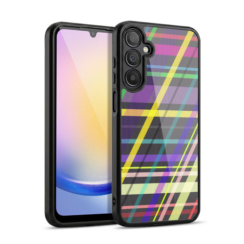 PLdesign Geometric Crossing Lines Gel Armour Case For Samsung Galaxy A25 5G