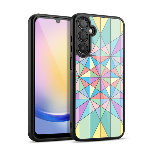 PLdesign Geometric Colourful Pastel Gel Armour Case For Samsung Galaxy A25 5G