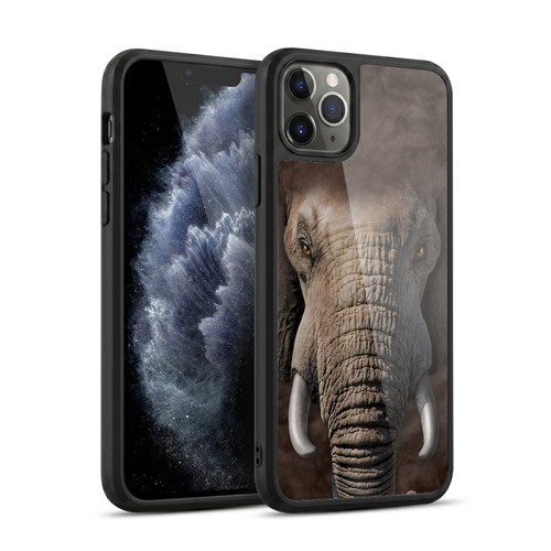 Vincent Hie Big Face Animals Elephant Gel Armour Case For Apple iPhone 11 Pro Max