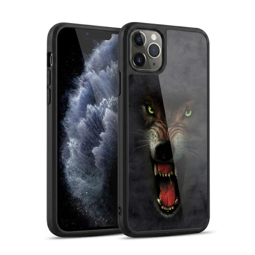 Vincent Hie Big Face Animals Wolf Gel Armour Case For Apple iPhone 11 Pro Max
