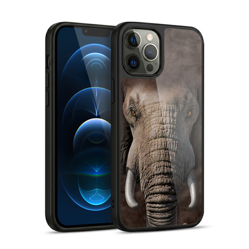 Vincent Hie Big Face Animals Elephant Gel Armour Case For Apple iPhone 12 Pro Max