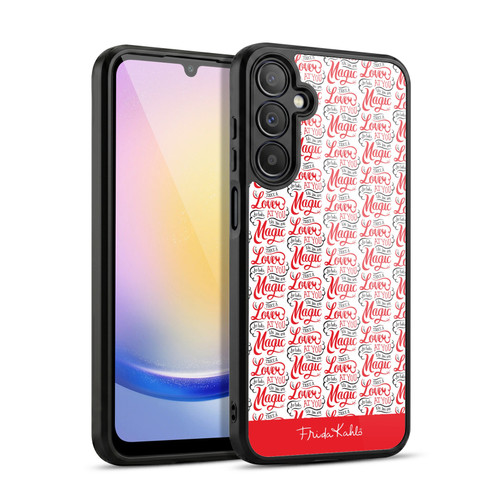 Frida Kahlo Typography Lover Red Gel Armour Case For Samsung Galaxy A25 5G