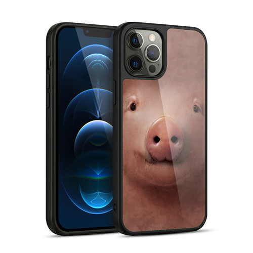 Vincent Hie Big Face Animals Pig Gel Armour Case For Apple iPhone 12 Pro Max