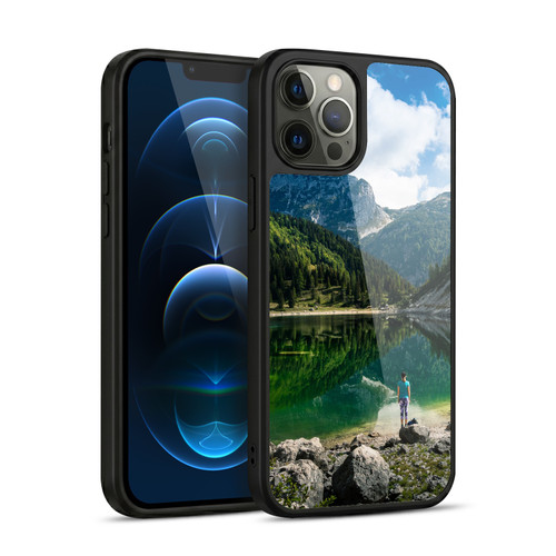 Patrik Lovrin Wanderlust Person At Mountain Lake Gel Armour Case For Apple iPhone 12 Pro Max