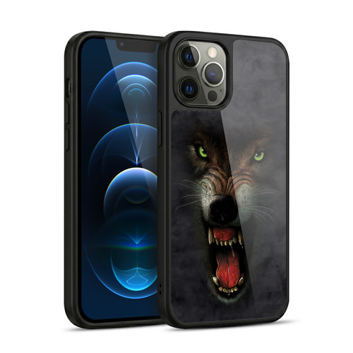 Vincent Hie Big Face Animals Wolf Gel Armour Case For Apple iPhone 12 Pro Max