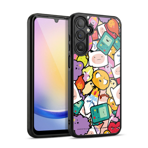 Adventure Time Graphics Pattern Gel Armour Case For Samsung Galaxy A25 5G