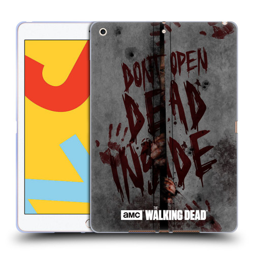 AMC The Walking Dead Typography Dead Inside Soft Gel Case for Apple iPad 10.2 2019/2020/2021