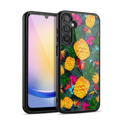 Suzan Lind Colours & Patterns Tropical Pineapple Gel Armour Case For Samsung Galaxy A25 5G