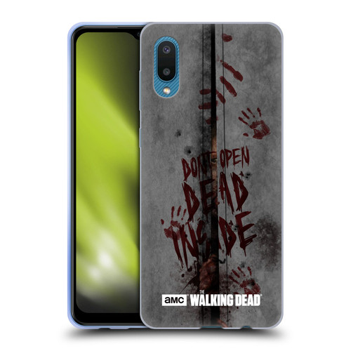 AMC The Walking Dead Typography Dead Inside Soft Gel Case for Samsung Galaxy A02/M02 (2021)