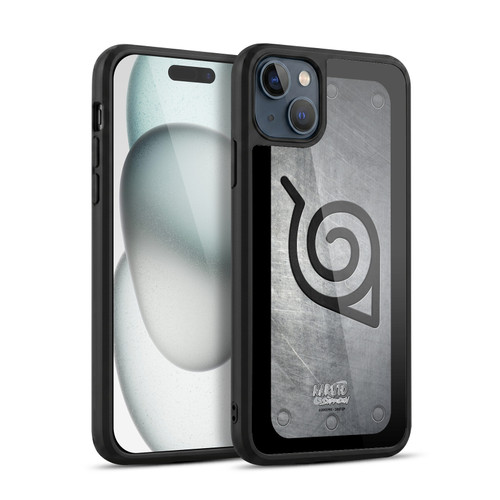 Naruto Shippuden Iconic Konoha Headband Gel Armour Case For Apple iPhone 15 Plus