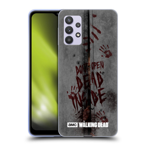 AMC The Walking Dead Typography Dead Inside Soft Gel Case for Samsung Galaxy A32 5G / M32 5G (2021)