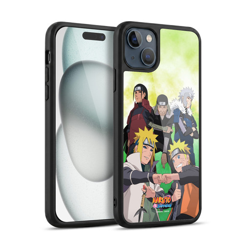Naruto Shippuden Key Art Hokage Group Gel Armour Case For Apple iPhone 15 Plus