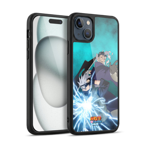Naruto Shippuden Key Art Obito And Kakashi Gel Armour Case For Apple iPhone 15 Plus