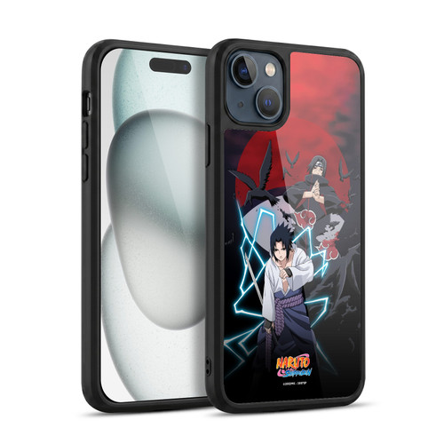 Naruto Shippuden Key Art Sasuke And Itachi Gel Armour Case For Apple iPhone 15 Plus