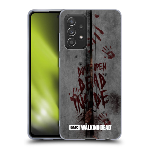 AMC The Walking Dead Typography Dead Inside Soft Gel Case for Samsung Galaxy A52 / A52s / 5G (2021)