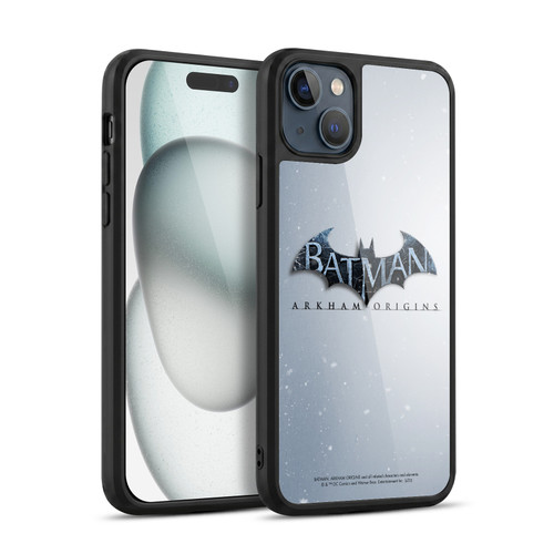 Batman Arkham Origins Key Art Logo Gel Armour Case For Apple iPhone 15 Plus