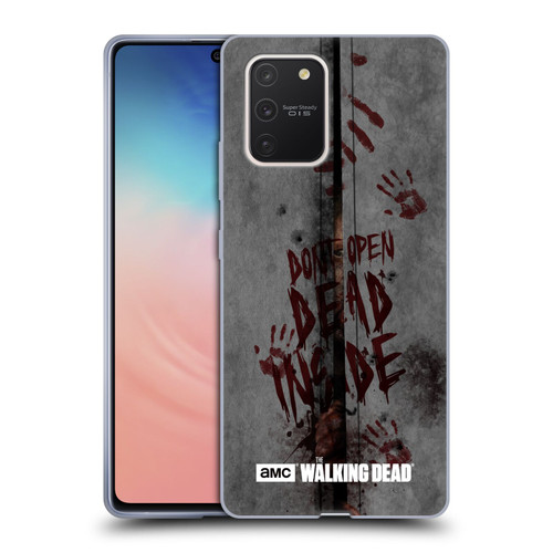 AMC The Walking Dead Typography Dead Inside Soft Gel Case for Samsung Galaxy S10 Lite