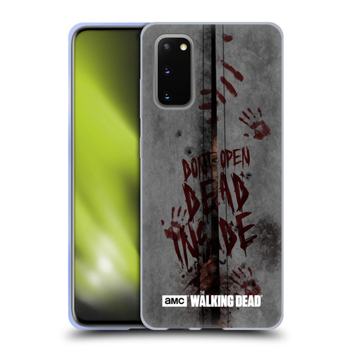 AMC The Walking Dead Typography Dead Inside Soft Gel Case for Samsung Galaxy S20 / S20 5G