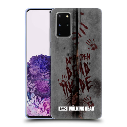 AMC The Walking Dead Typography Dead Inside Soft Gel Case for Samsung Galaxy S20+ / S20+ 5G
