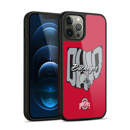 Ohio State University Football Graphics Map Gel Armour Case For Apple iPhone 12 Pro Max