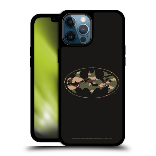 Batman DC Comics Logos Camouflage Gel Armour Case For Apple iPhone 12 Pro Max