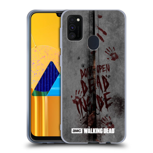AMC The Walking Dead Typography Dead Inside Soft Gel Case for Samsung Galaxy M30s (2019)/M21 (2020)