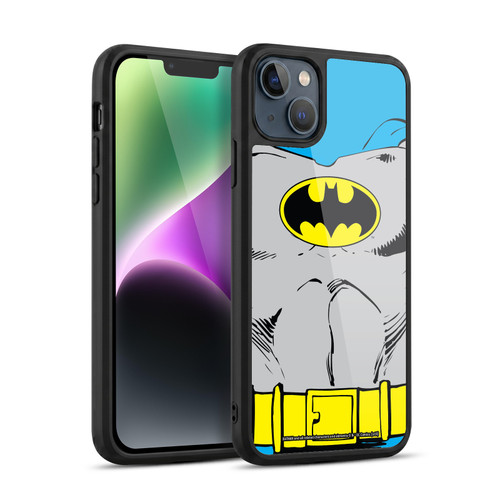 Batman DC Comics Logos Classic Costume Gel Armour Case For Apple iPhone 14 Plus
