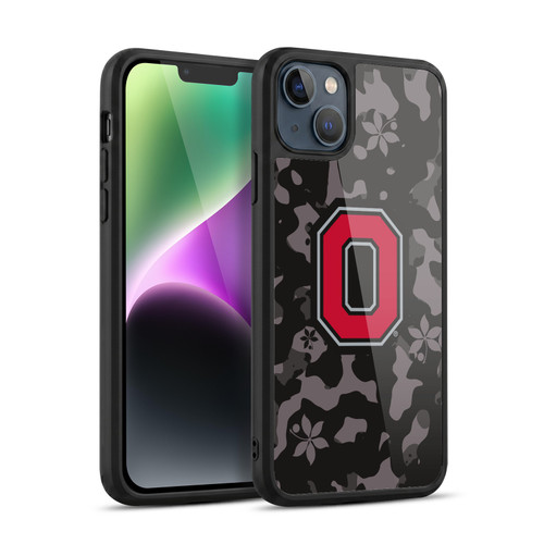 Ohio State University Logo Dark Camou Gel Armour Case For Apple iPhone 14 Plus