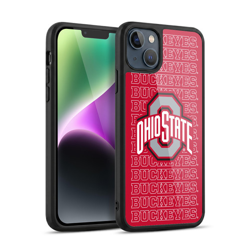 Ohio State University Logo Outline Buckeyes Gel Armour Case For Apple iPhone 14 Plus