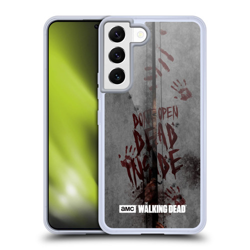 AMC The Walking Dead Typography Dead Inside Soft Gel Case for Samsung Galaxy S22 5G