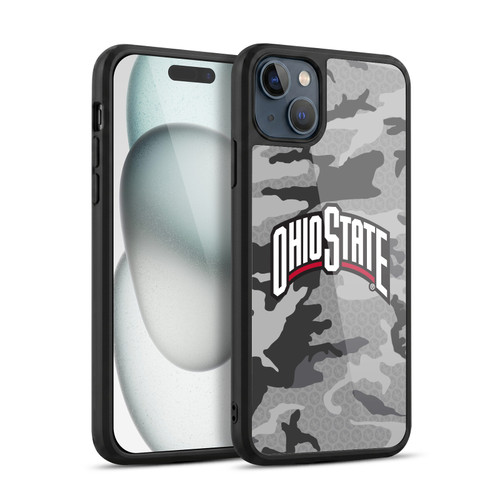 Ohio State University Logo Light Camou Gel Armour Case For Apple iPhone 15 Plus