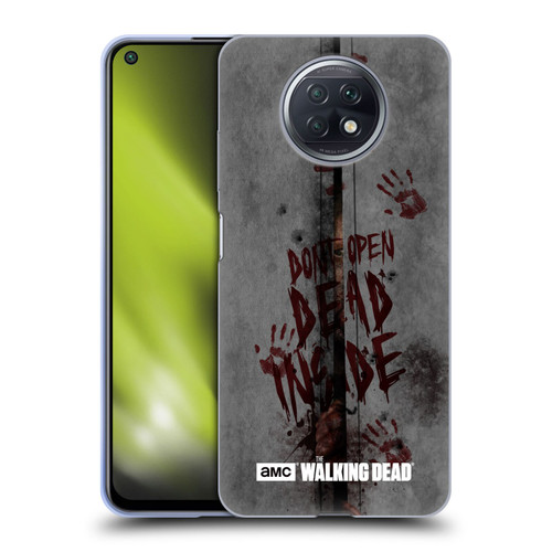 AMC The Walking Dead Typography Dead Inside Soft Gel Case for Xiaomi Redmi Note 9T 5G