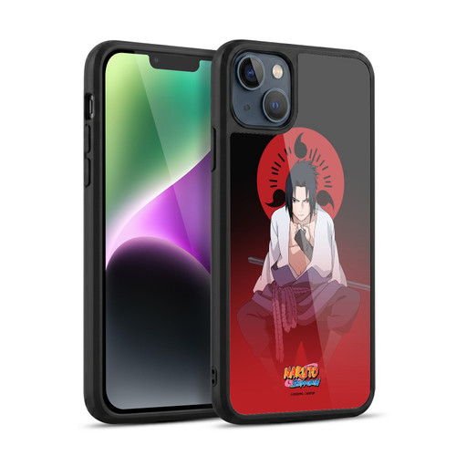 Naruto Shippuden Character Art Sasuke Uchiha Gel Armour Case For Apple iPhone 14 Plus