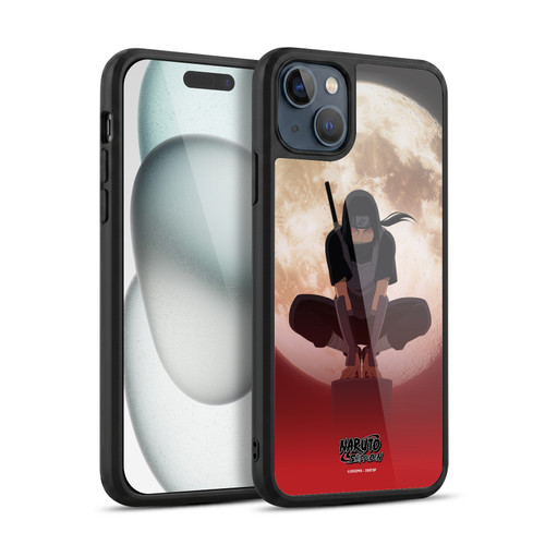 Naruto Shippuden Character Art Itachi Uchiha Moon Gel Armour Case For Apple iPhone 15 Plus