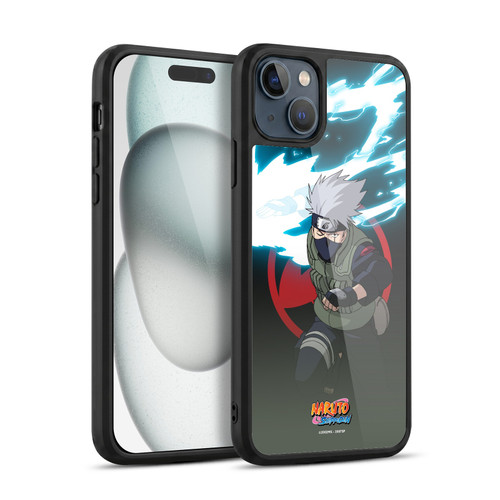 Naruto Shippuden Character Art Kakashi Hatake Gel Armour Case For Apple iPhone 15 Plus