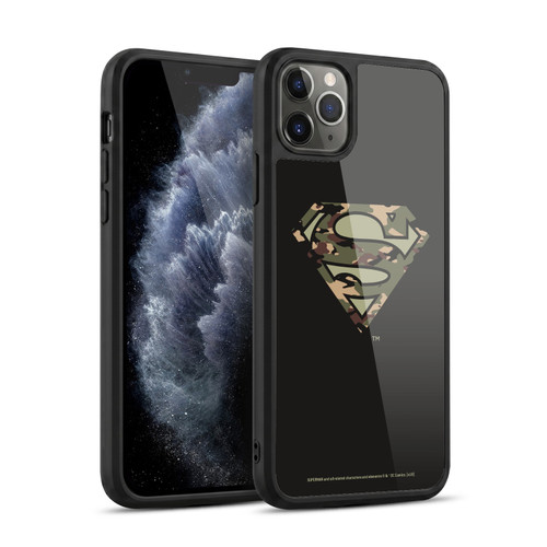 Superman DC Comics Logos Camouflage Gel Armour Case For Apple iPhone 11 Pro Max