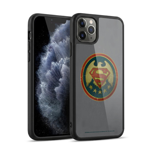 Superman DC Comics Logos Distressed Look Badge Gel Armour Case For Apple iPhone 11 Pro Max