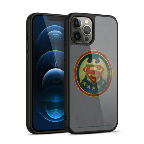 Superman DC Comics Logos Distressed Look Badge Gel Armour Case For Apple iPhone 12 Pro Max