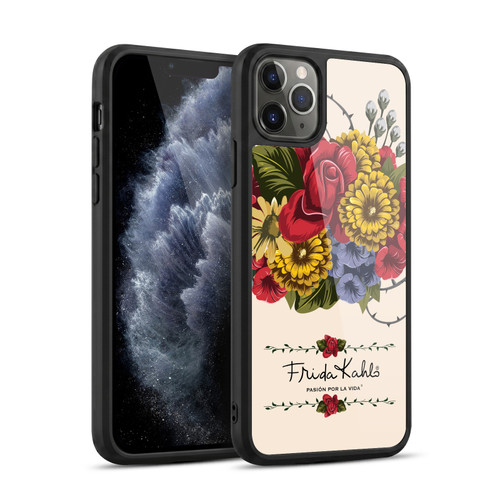 Frida Kahlo Red Florals Vine Gel Armour Case For Apple iPhone 11 Pro Max